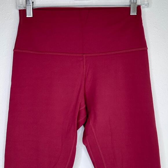 Lululemon Align High-Rise Crop 21" Inseam Legging, Chianti, Size 8 - Picture 9 of 9